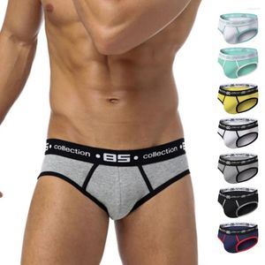 Underpants Sexy Mens Underwear Cotton Fashion Sports Bikini Slievi maschile per uomini BS106