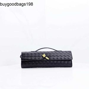 Bottegvenetas Andiamo Clutch Bag B Family Dinner Damen Luxus Licht und kleine Gruppendesigner modische echte Leder gewebt