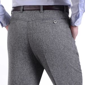 Mrmt 2024 Brand Mens Pantaloni Middleaged uomini pantaloni sottili sciolti per maschio Drivery High Waist Man Pant 240415