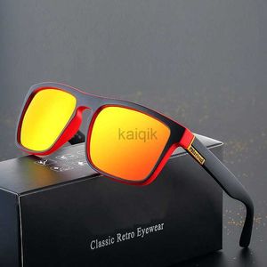 Solglasögon Polariserade solglasögon Brand Designer Mens Driving Shades Male Sun Glass för män Retro Billiga lyxkvinnor UV400 GAFAS 240416