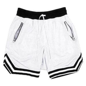 Shorts da basket estivo Maschio Sport casual Mesh Fitness Pantaloni corti traspiranti cinque punti Pant Y2K Abbigliamento in esecuzione 240402