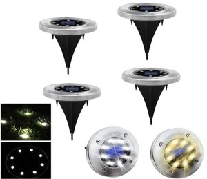 LED Underground Spot Solar Lights ze stali nierdzewnej Słoneczko Zekdem Słoneczne Światło Wodoodporna ścieżka ogrodowa Lampa 2332807