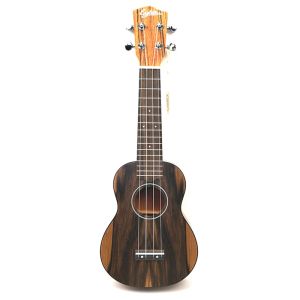 Guitarra de alta qualidade 21 polegadas soprano ukulele 4 strings mini guitarra de nogueira material 15 frets ukelele havaí guitarra