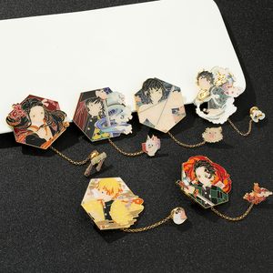 Dzieciństwo japońska dziewczyna seksowna szkliwa szpilka urocze filmy anime Gry Hard Enamel Pins Zbierz metalową kreskówkę broszkową plecak z kamperem kołnierzem