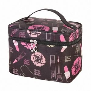 Portable Travel W Bag femmina Female Transparente Waterproof Makeup Storage Case di grande capacità Organizzatore cosmetico BeautyBag Bag T3RH#
