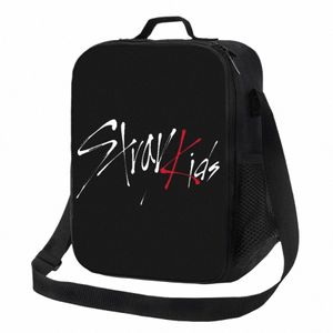 Stray Kids Kpop Rock Isolated Lunch Bag For Cam Travel Leakproof Cooler Thermal Bento Box Women Children C4GB#