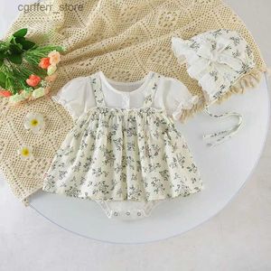 Rompers Milancel New Spring Baby Body Body Infant Sweet Floral Style Style Style Tasude Girls Clothes L410