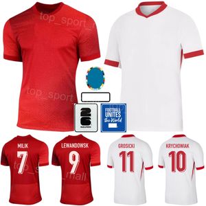 Man Youth 24 25 Euro Cup Polen 16 Szymanski Soccer Jersey National Team 7 Milik 15 Glik 4 Kedziora 10 Krychowiak 9 Lewandowski 23 Piatek Szczesny Football Shirt Kits