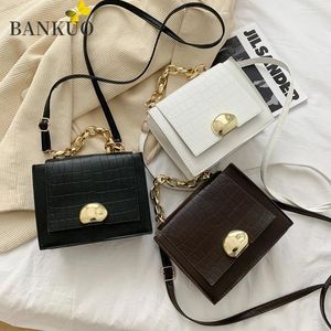 Bag Bankuo Messenger 2024 Trendowa łańcuch tekstury Small Square Women Women All-Match Ruph Shopping Z273