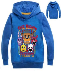 2018 autunno cinque notti a Freddys Sweatshirt for Boys 212 Year School Hoodies for Boys FNAF costume per adolescenti vestiti sportivi5465385
