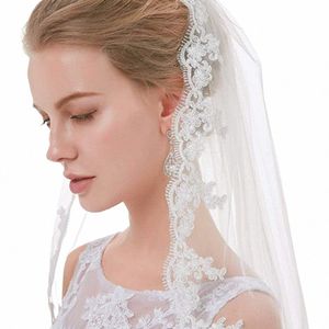 velo da sposa in pizzo a strato a strato velo da sposa bianco con velo corto di tiara da sposa pettine con razza di rinestes m8io#