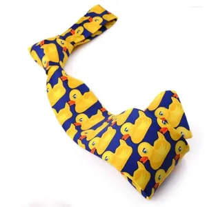 Bow Ties Yellow Ducky Tie Fashion How I Met Your Mother Rubber Duck Printed 8cm Necktie