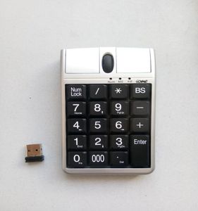 2 In Ione Scorpius optische Mäuse USB -Tastatur Maus verdrahtet 19 numerische Tasten und Scrollrad für schnelle Dateneingabe Neu 24G mit Blueto7256804