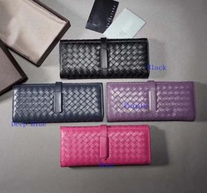 New High Quality Long Continental Wallet Crafted Lambskin Leather Women039s Walletdurable Calf Leather Bifold Wallet Fashion 5339483
