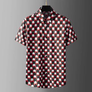 Summer New Irregular Full Body Geometric 3D Digital Printed Men's Short Sleeved Shirt