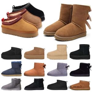 Womens Australia Platform Designer Boots Woman Tazz Slippers Tasman Slides Australie Fur Ultra Mini Snow Boties