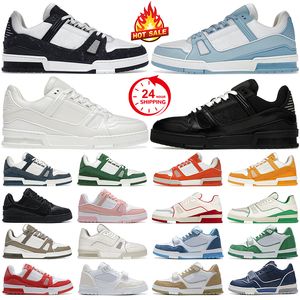 Mężczyźni kobiety Casual Buty Designer Platforma Treakers Black White Baby Baby Blue Orange Orange Zielone żółte różowe brązowe męskie modnie Trendy Tennis na zewnątrz chodzenie na zewnątrz