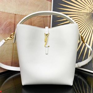 Moda damska le 37 czarna torba wiadra luksusowa skórzana torebka i torebka męska crossbody designerka torba portretu