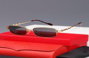 Moda çok renkli lensler ile Men039s Moda Metal Güneş Gözlüğü Bayanlar Klasik Gradyan Retro Clear Glasses Yeni Arriv7933904