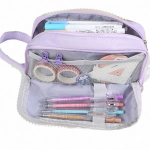 Creative Pencil Case Cute Boy Girl Kawaii Pencil Case Storage Kids Pen Bag Stor STOR STATIERY BOX SCHOOL ELEGESTER Supplies 66bk#