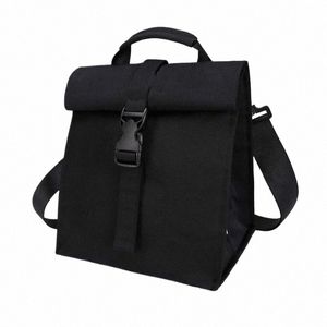 8L 12 burkar Collapsible Cooler Lunch Bag med remsäckväska för öl Big Isolated Meal Ctain Picknickväska för män Kvinnor 18MP#