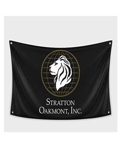 Stratton Oakmont Banner Flag 3x5ft Polyester Outdoor or Indoor Club Digital printing Banner and Flags Whole5438905