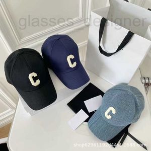Boll Caps Designer CE Home High Version C-Letter Baseball Hat Fashion Versatile Single Item Mets and Women's Sunshade Samma i2lt