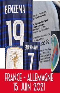 American College Football 2021 Match Exeed Playe Issue Benzema Maillot contro Allemagne Griezmann Pogba Kante Giroud con Game MatchDet6778244