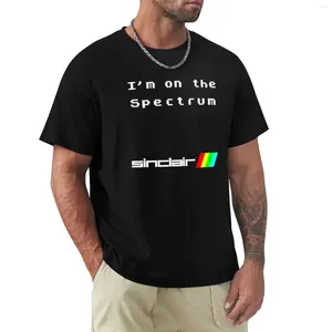 Sinclair Spectrum T-Shirt Gümrükleri Anime Giysileri Vintage ağır ağırlıklar erkekler için tişörtler pamuk