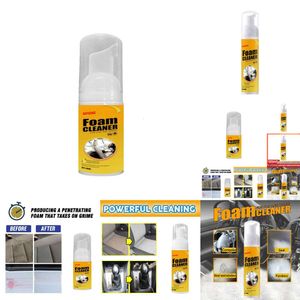 2024 2024 30/100Ml Multi-Purpose Foam Cleaner Leather Clean Wash Automoive Car Interior Home Wash Maintenance Surfaces Spray Foam Cleaner