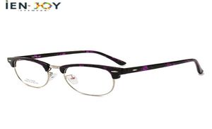 Ienjoy Round Metal Legierte Brille Marke Bein klar Lenes Retro Fashion Myopia Eyewear für Menwomen Gase Rahmen Sonnenbrillen6255786