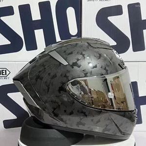 Hełm motocyklowy kask Casco czarne wyścigi x14 X-Fourteen X-Spirit 3 Full Face Street Racing de Motocicleta Capacete