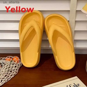 Tofflor kvinnor hem eva flip flops inomhus ortopedisk moln toffel sommarman sandaler antislip badrum plattform h240416 xjfw