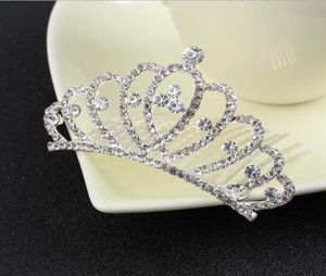 Jóias de casamento de noiva Cristal Hair Combs Mulheres meninas CRISTAL CRISTAL Tiaras Shinning Rhinestone Crown for Party Gifts4206854