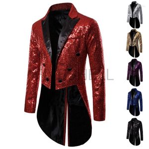 Abiti da uomo 2024 uomini glitter scintillio abbellito giacca blazer nightclub abita da ballo costume homme canters stampone abiti smoking