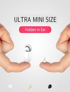 Cuffie SQRmini X20 Ultra Mini Wireless auricolare singolo nascosto Bluetooth 3 ore Earbud di controllo del pulsante Musica Pulsante con CHAR4999033