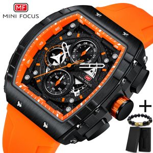 Watches Mini Focus Silicone Sport Watches för män med gratis fraktvattentät lysande datum armbandsur Mens Relogio Masculino 2023