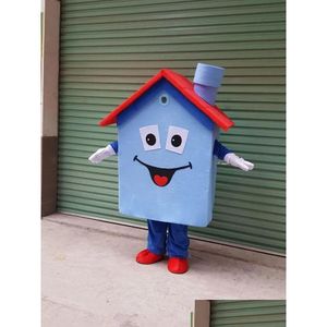 Mascot 2024 Factory Sale Lovely House Cartoon Dock Costume Drop Delivery Apparel Costumes DH7C5