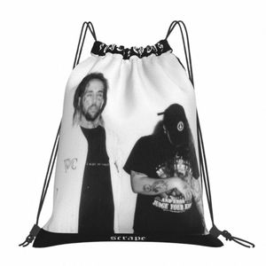 uicideboy suicideboys raspar sacos de cordas de batalhas saco de sapatos bolsas de barbante mochilas masculinas Nome da bolsa personalizada q4ea#