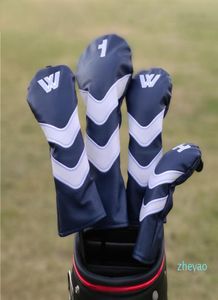 Golf Putter Headcover PU Deri Golf Sürücüsü Fairway UT Baş Kapak Seti Birçok Seçenek5945129