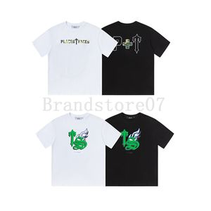 Trapstar T-Shirt Erkek Kadın Sweatshirt Yuvarlak Boyun Kısa Kollu Tişörtler Yüksek Kaliteli Mektup Logo Baskı Büyük Boy Üstü Külkü Günlük Pamuk Tee