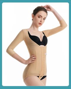 Cintura abdômen moldagem corporal de espartilho roupas lipction roupas moda mulher pós -parto recuperação forte mulher shapewear 240407