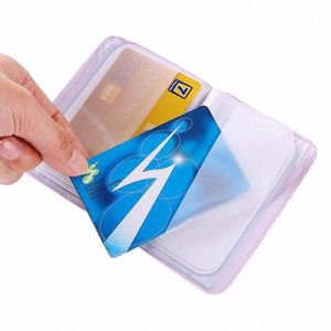 12 bitar Bow-Knot Printing Case Case Girl Women Busin Kreditkort Holder Läder ID-korthållare Omslagskorthållare Plånbok x2ml#