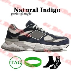 Nya casual designer skor 9060 män kvinnor sneakers hav salt trippel svart regn moln grå arbetskläder beige gröna tränare män kvinnor 982