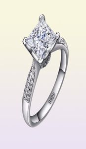 Yhamni 100 Solid 925 Anelli d'argento Fine Gioielli Big Sona CZ CZ Diamond Entramenti per le donne Anello Dimensione 4 5 6 7 8 9 10 9997873