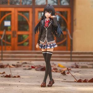 Action Toy Figures New Collection Figures 4 Style High Quality Yukino Lovely Standing Anime My Teen Romantic Comedy Snafu PVC Action Model Y240415