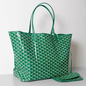 Сумка сумки на плечо, роскошные сумки сумки, большая емкость красочные торговые дизайнерские сумки клетки с двойными буквами.