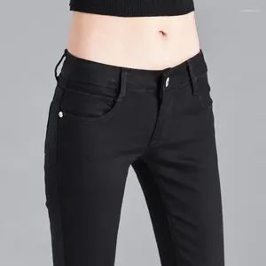 Women's Jeans Woman Pants Low Waist Autumn Winter Black Tight Sexy Skinny Trousers Pantalones Vaqueros Mujer