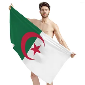 Ręcznik Toaddmos Algieria Flag Drukuj Chłodna Prysznic Łazienka Duża rozmiar Szybki sucha plaża do pływania El Sauna
