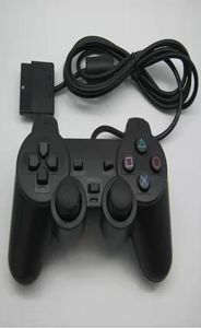 Wired Controller -handtag för PS2 Vibrationsläge Högkvalitativa spelkontroller Joysticks Tillämpliga produkter PS2 Host Black Color7417846